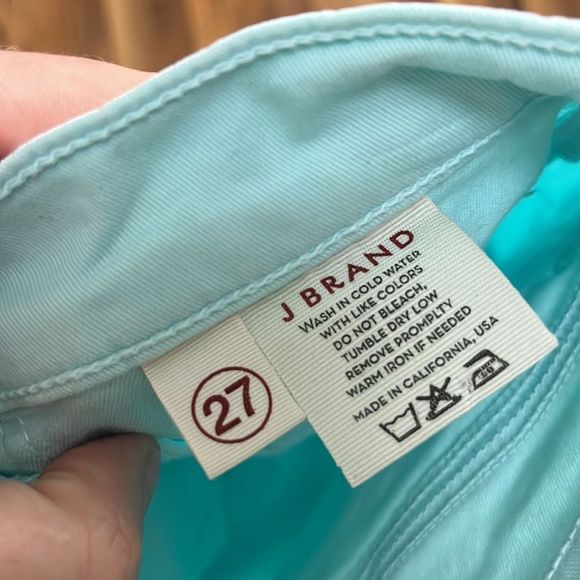 J Brand Aqua Mid Rise Skinny Leg Ankle Jeans Size 27 - Picture 6 of 14